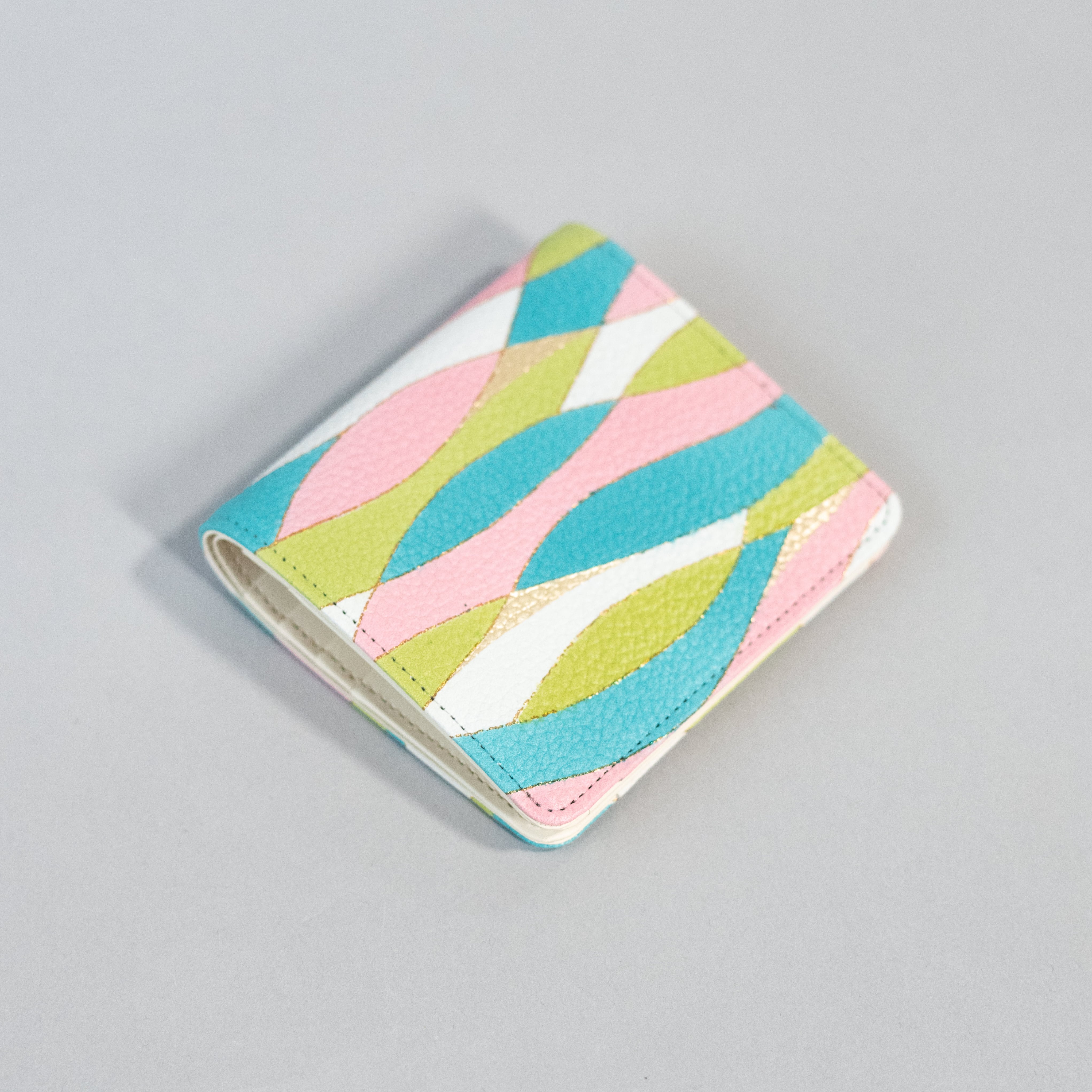 SOMEA バイフォールドウォレット 重ね立涌 ワカクサ レザー