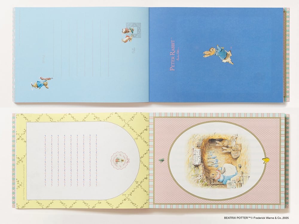 新刊【【100枚レターBOOK】ピーターラビット™の世界 | atelier Grace Rose