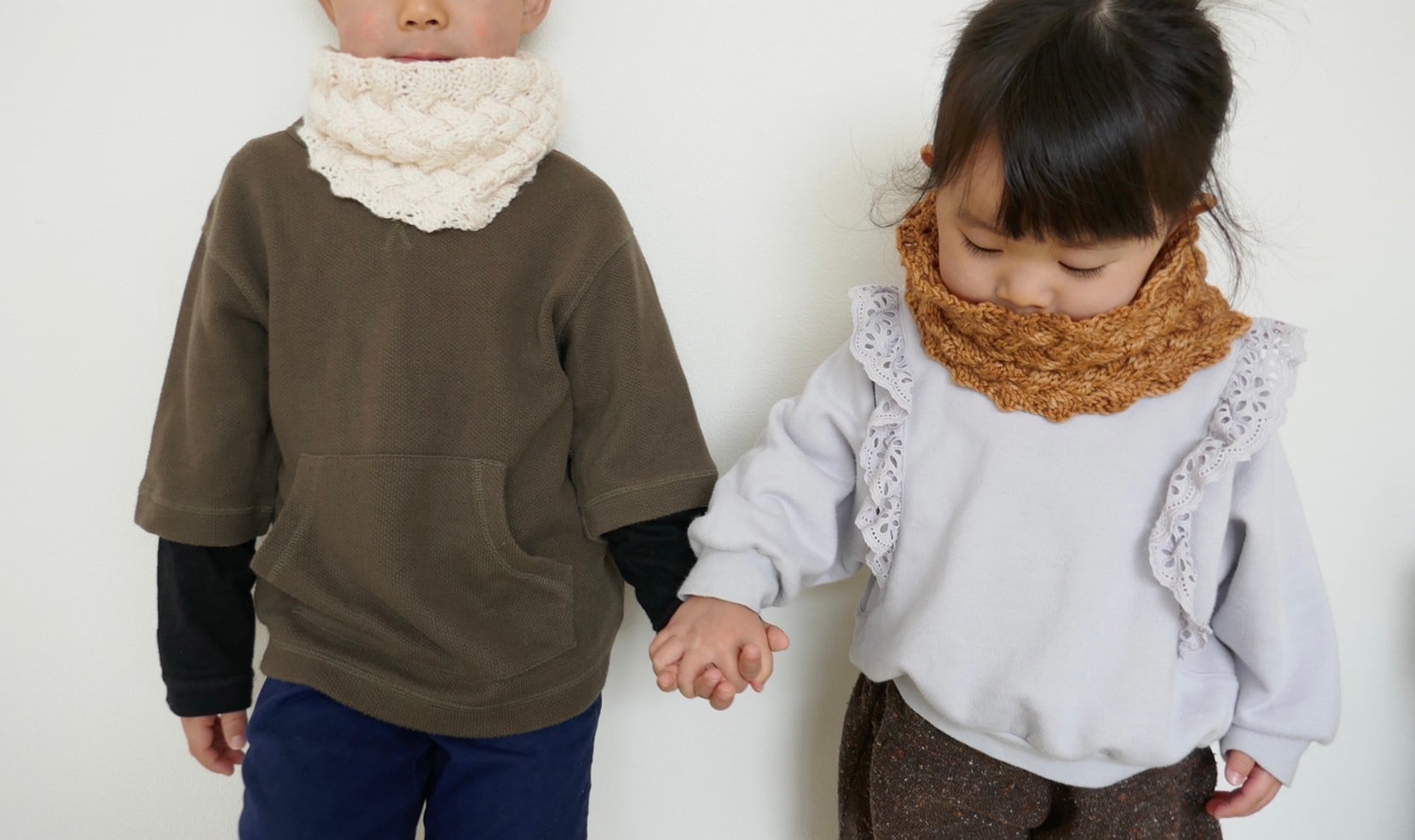 おそろいのえりまき | mitcaknit