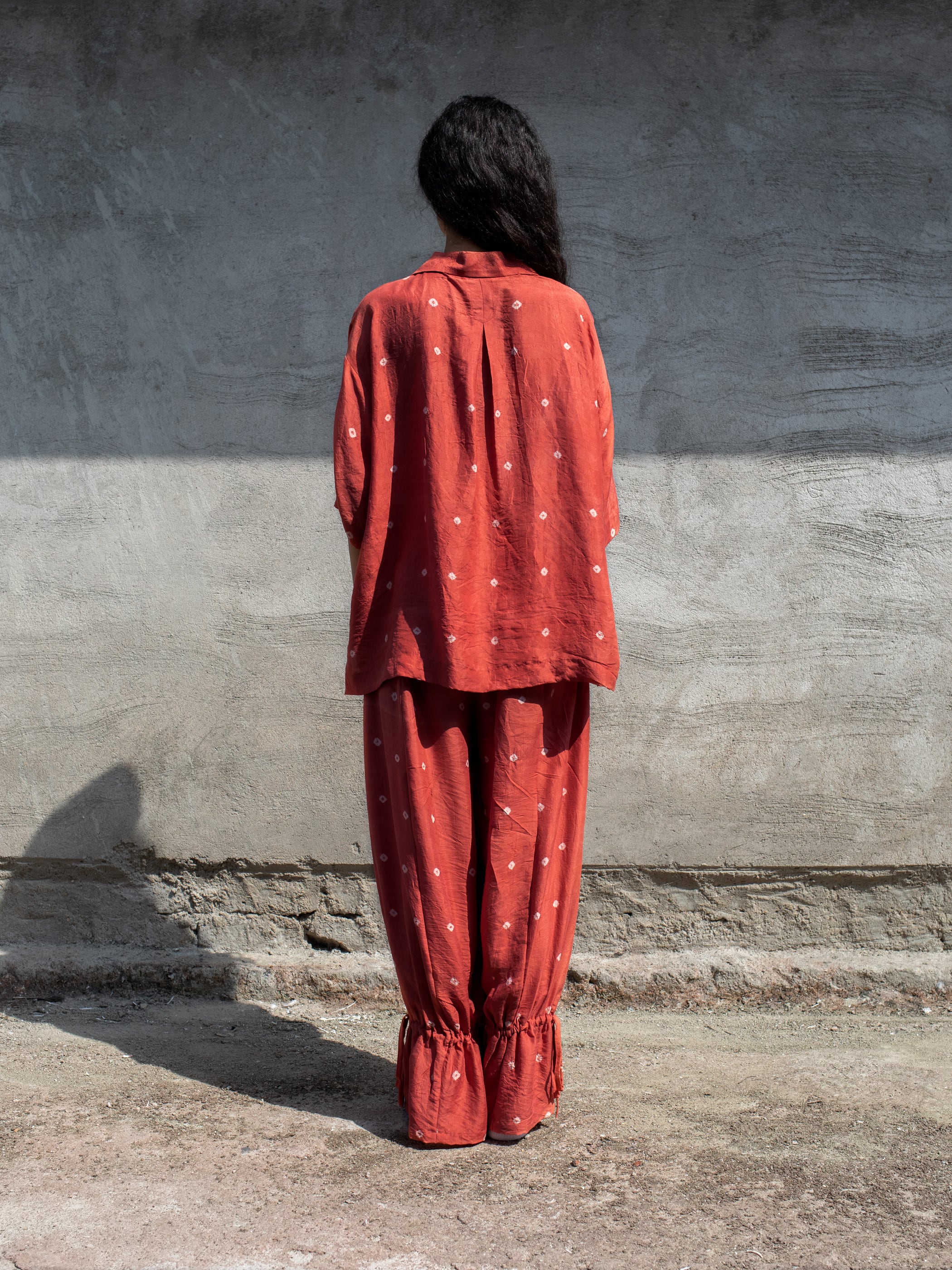 KUSHI SHIRT - MADDER RED | TADO