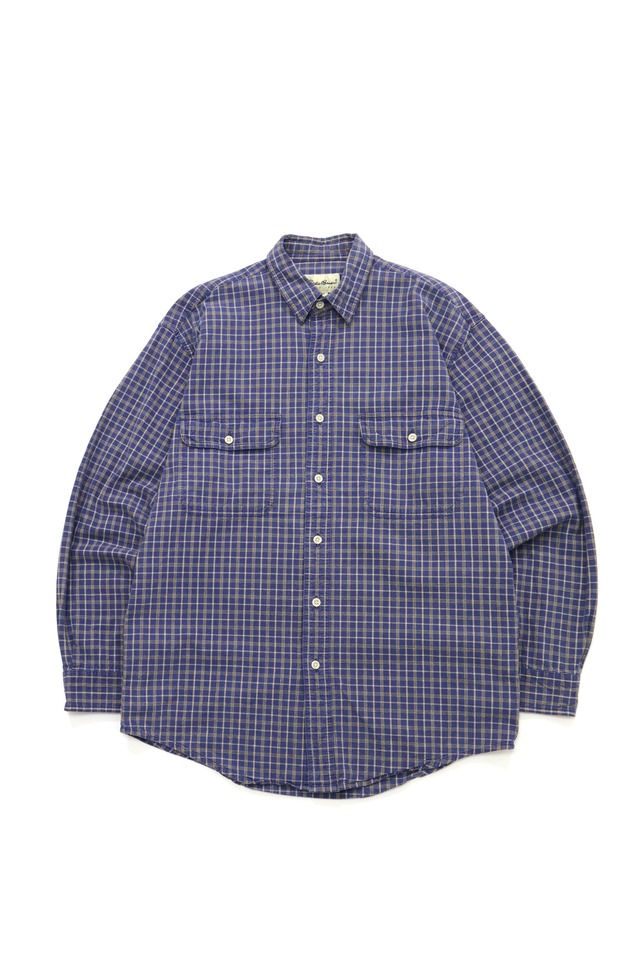 USED 90s Eddie Bauer l/s plaid shirt