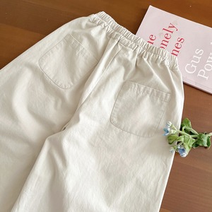 秋フリル裾ボトムス