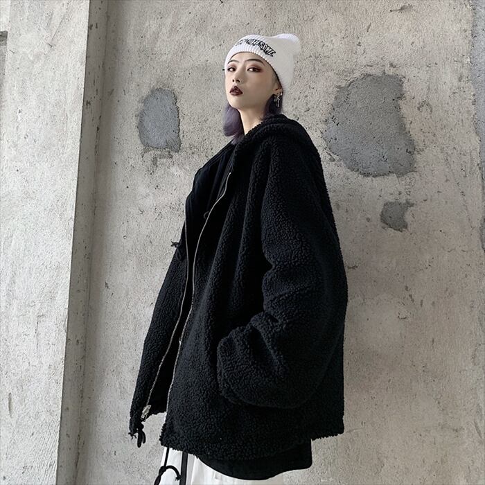 サブカル 服 地雷系 通販 レディース ジャケット フード付き