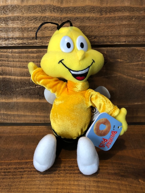 General Mills Breakfast Pals Bean Bag Plush(Cheerios Bee Honey Nut )/ゼネラルミルズ ハニーナッツ チェリオス シリアル ぬいぐるみ 90's