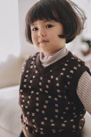 【予約/特典】ONU / Warm knit vest