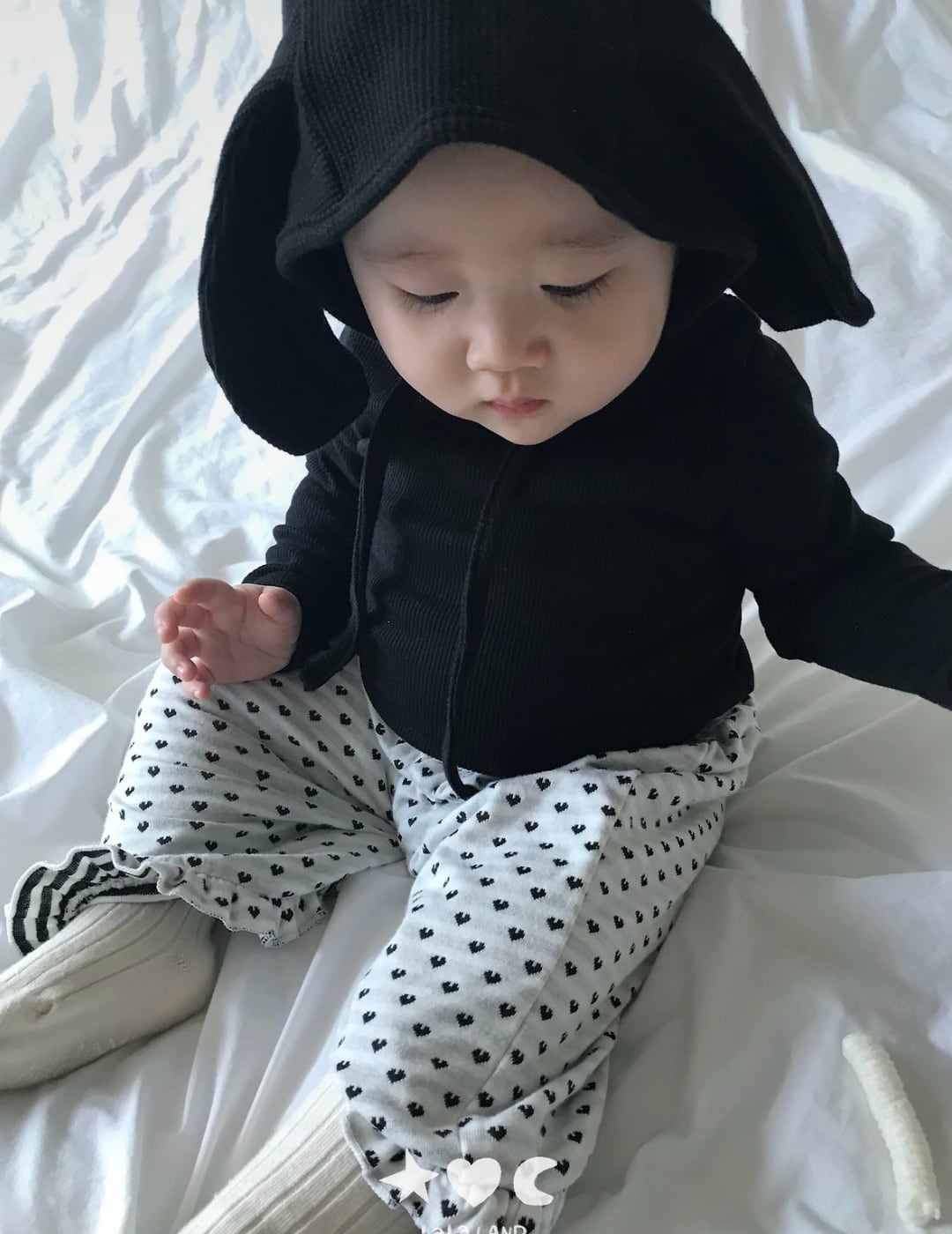 送料無料【予約】/  babyハートドットフリルパンツ /lalaland