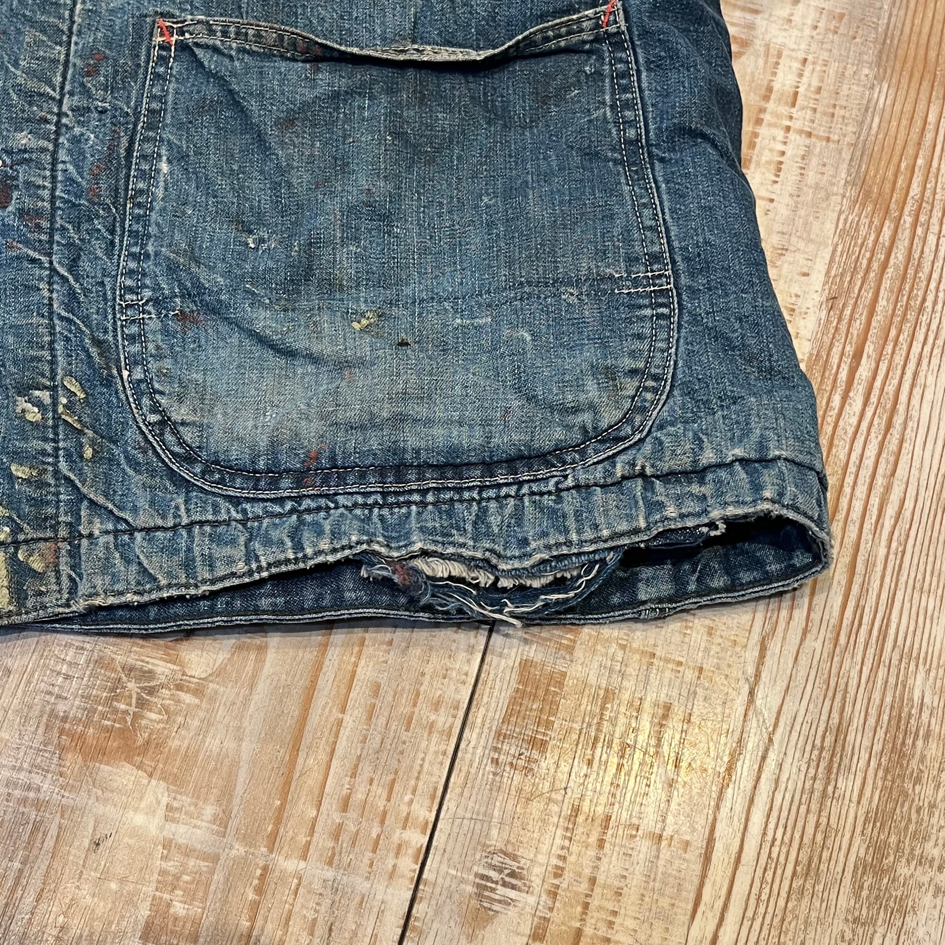 60年代 “XL位” Sears シアーズ デニムカバーオール 裏 60年代 “XL位” Sears シアーズ デニムカバーオール 裏