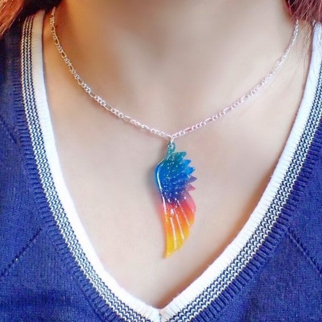 虹色☆天使の羽根ネックレス | Pay ID 虹色☆天使の羽根ネックレス | Pay ID