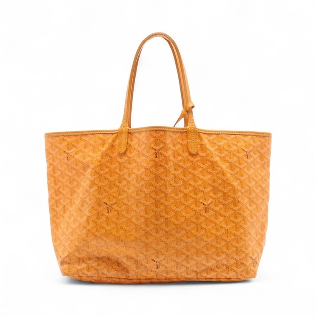 Rare ◇ GOYARD Saint Louis PM Tote Bag, Herringbone Print, Yellow, Men's, Women's, Unisex