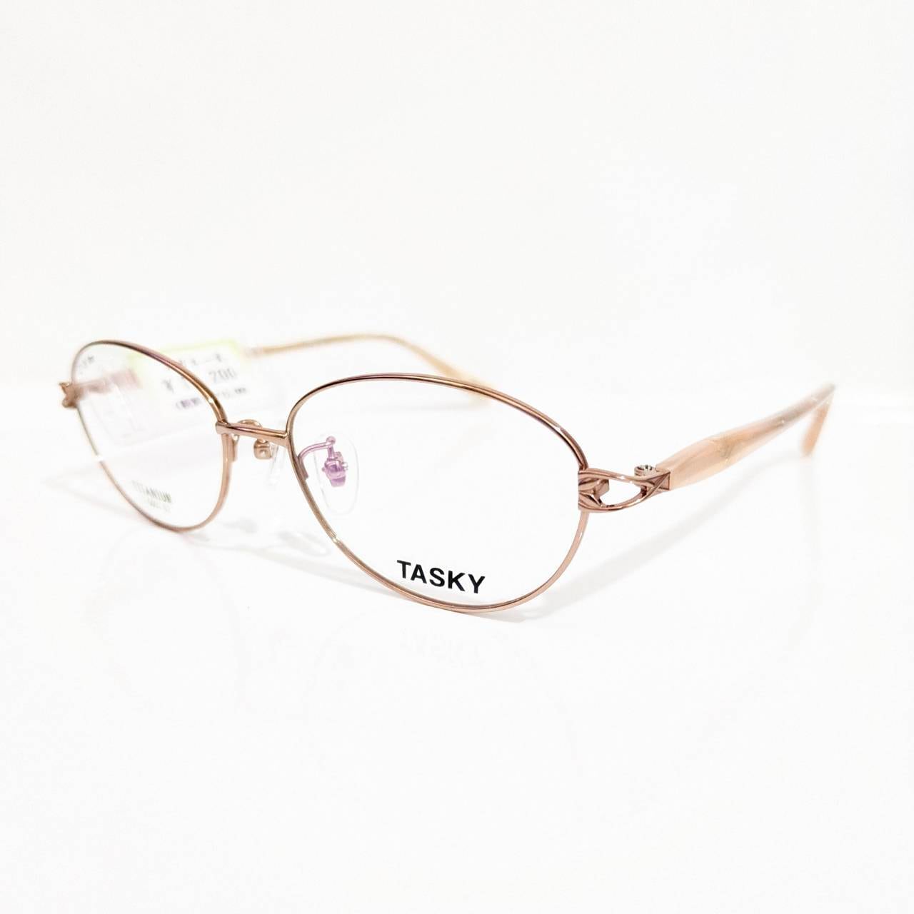 【TASKY】オーバルメタルフレーム オレンジ