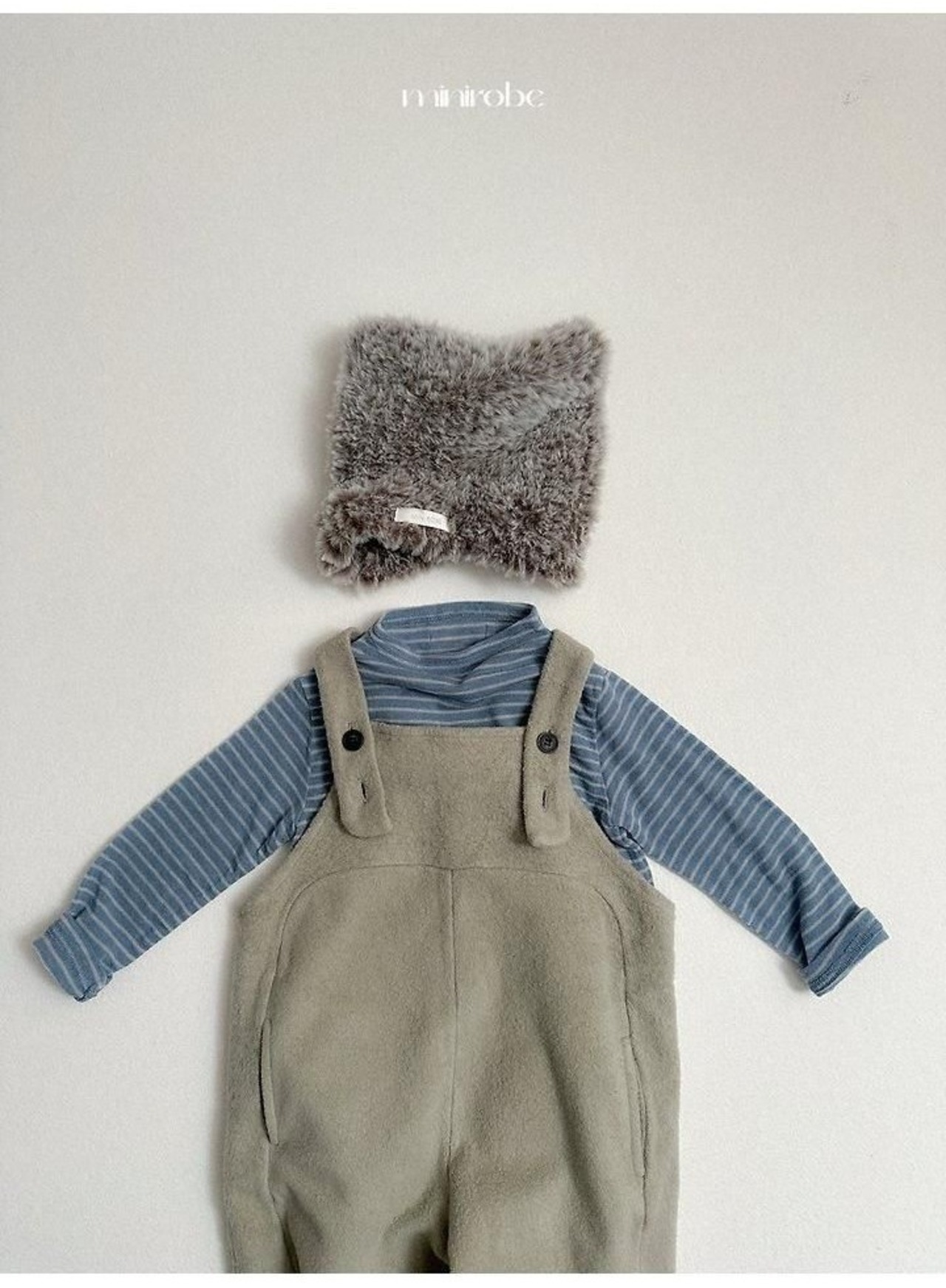 〖取寄〗韓国子供服 / 26winter / minirobe / テリーオーバーオール / キッズ *S~L*