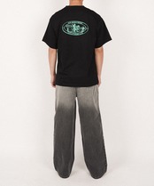 【#Re:room】SKULL COWBOY PRINT T-SHIRTS［REC838］