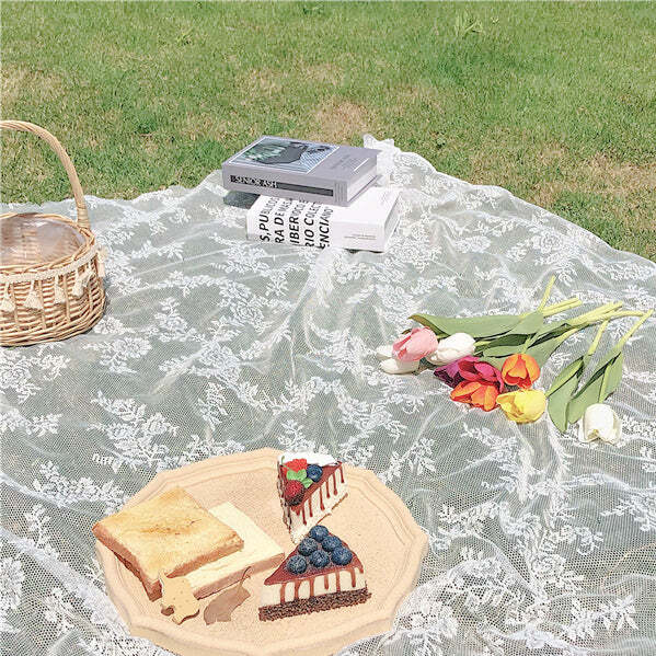 予約特価】ピクニック花柄レースシート テーブルクロス 布 ピクニック