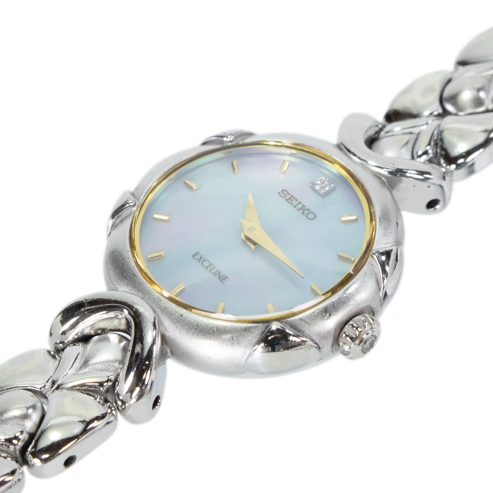 送料無料 セイコー 腕時計 レディース エクセリーヌ 1F20-1C40 水色