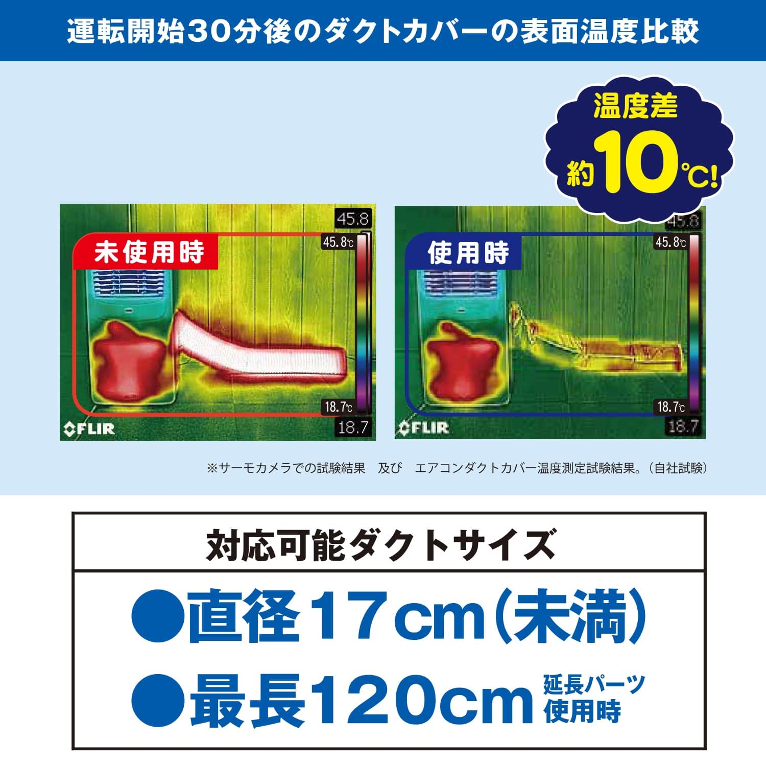 山善(YAMAZEN) スポットエアコン用ダクトカバー スポットクーラー