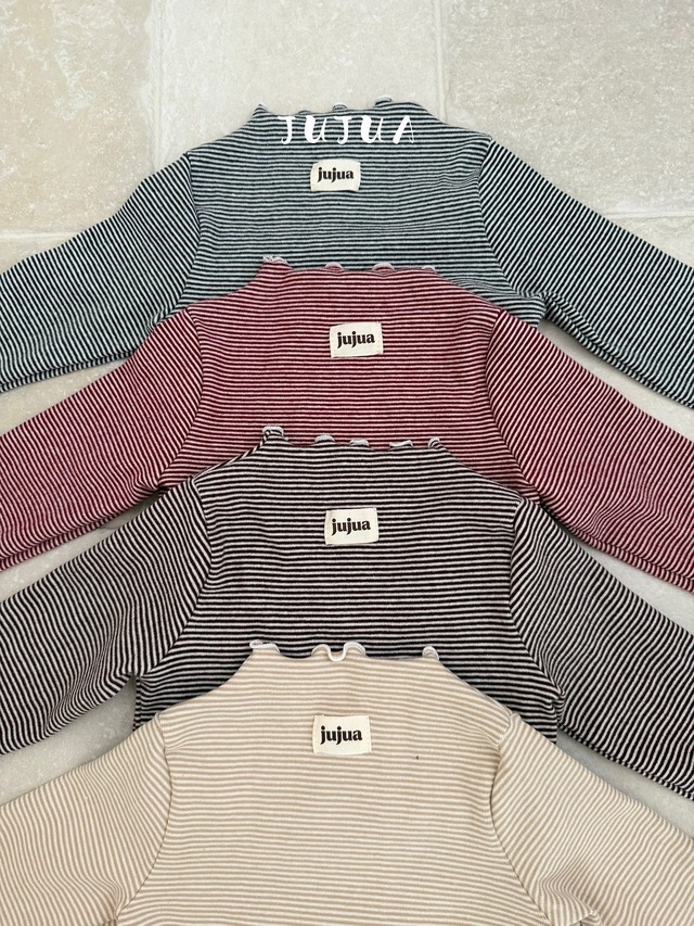 JUJUA by marron［取寄］stripe polar tee 26autumn