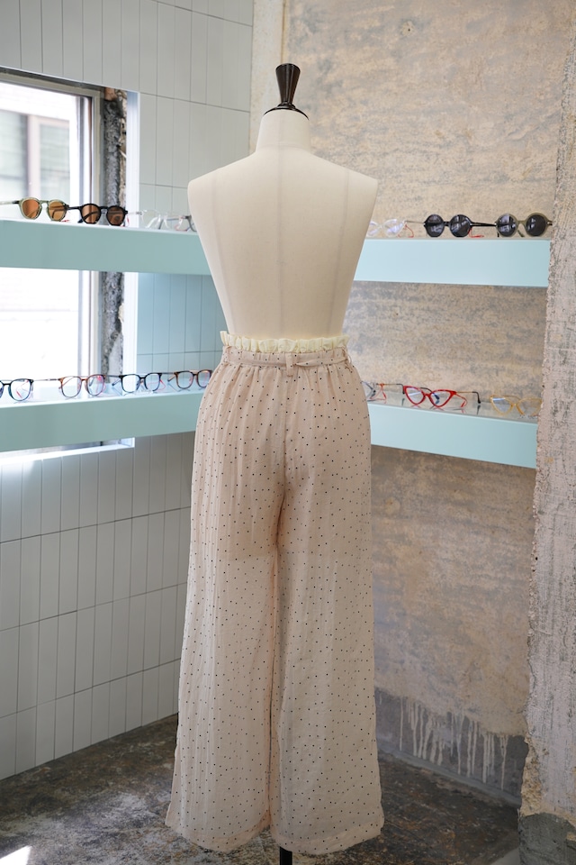 W WAIST SUKE DOT EASY PANTS
