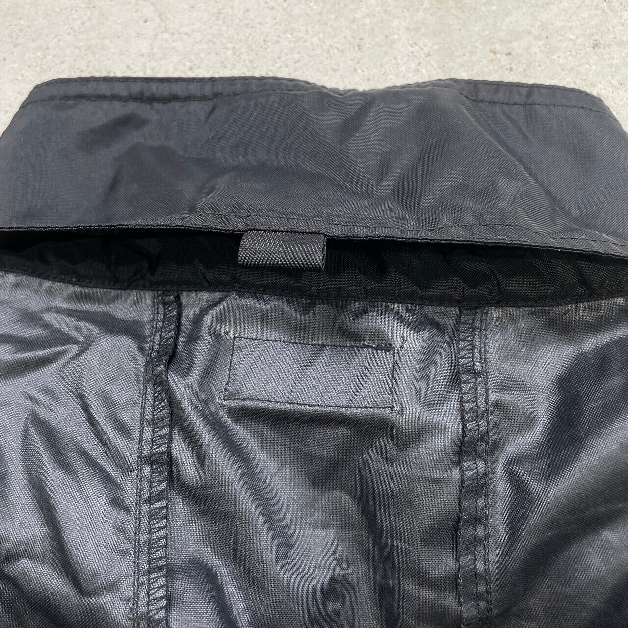 00年代 NIKE ナイキ ハーフジップ ナイロンプルオーバー フード収納型