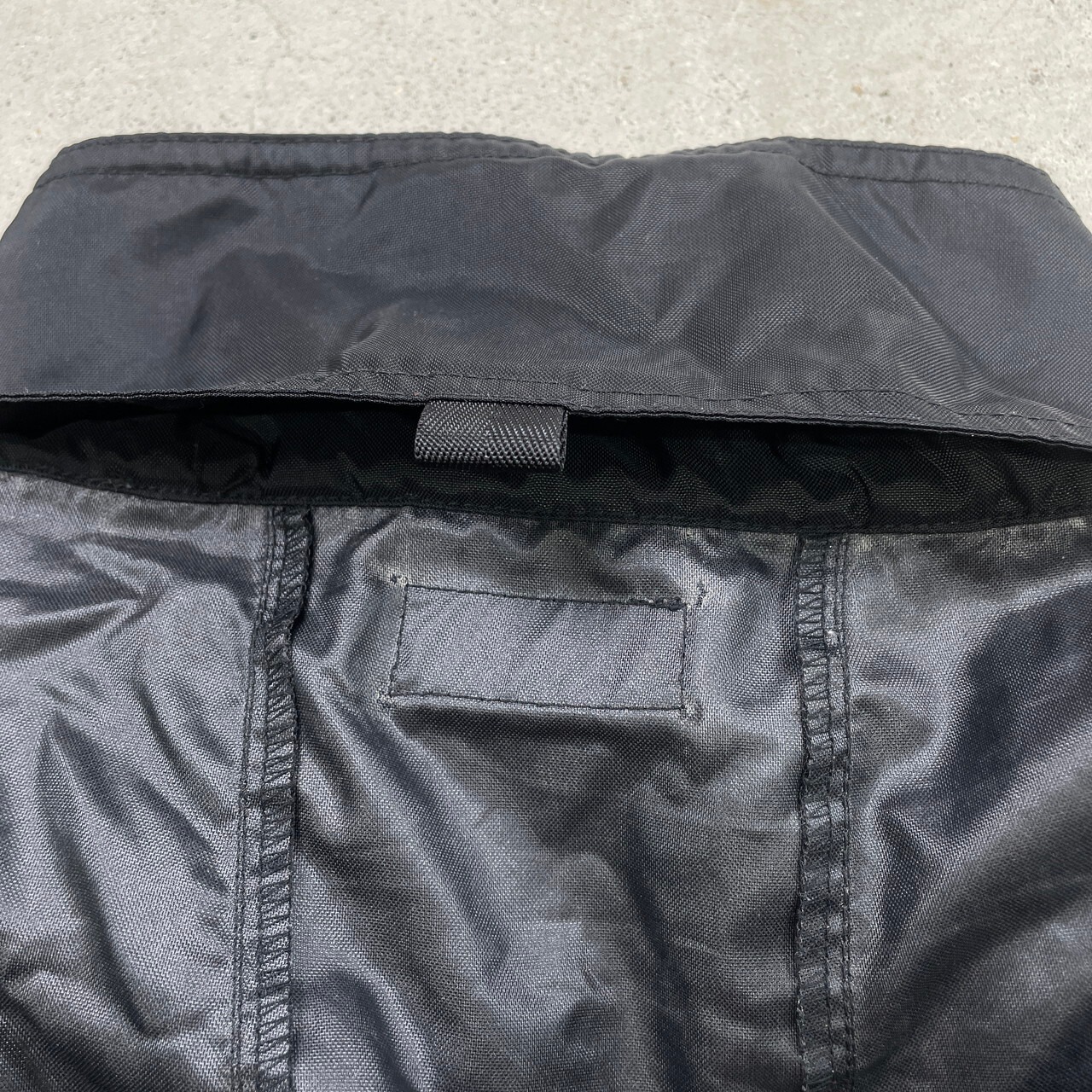 00年代 NIKE ナイキ ハーフジップ ナイロンプルオーバー フード収納型 