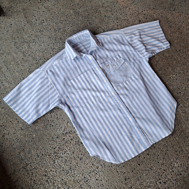 ストライプブラウス used [206058]
