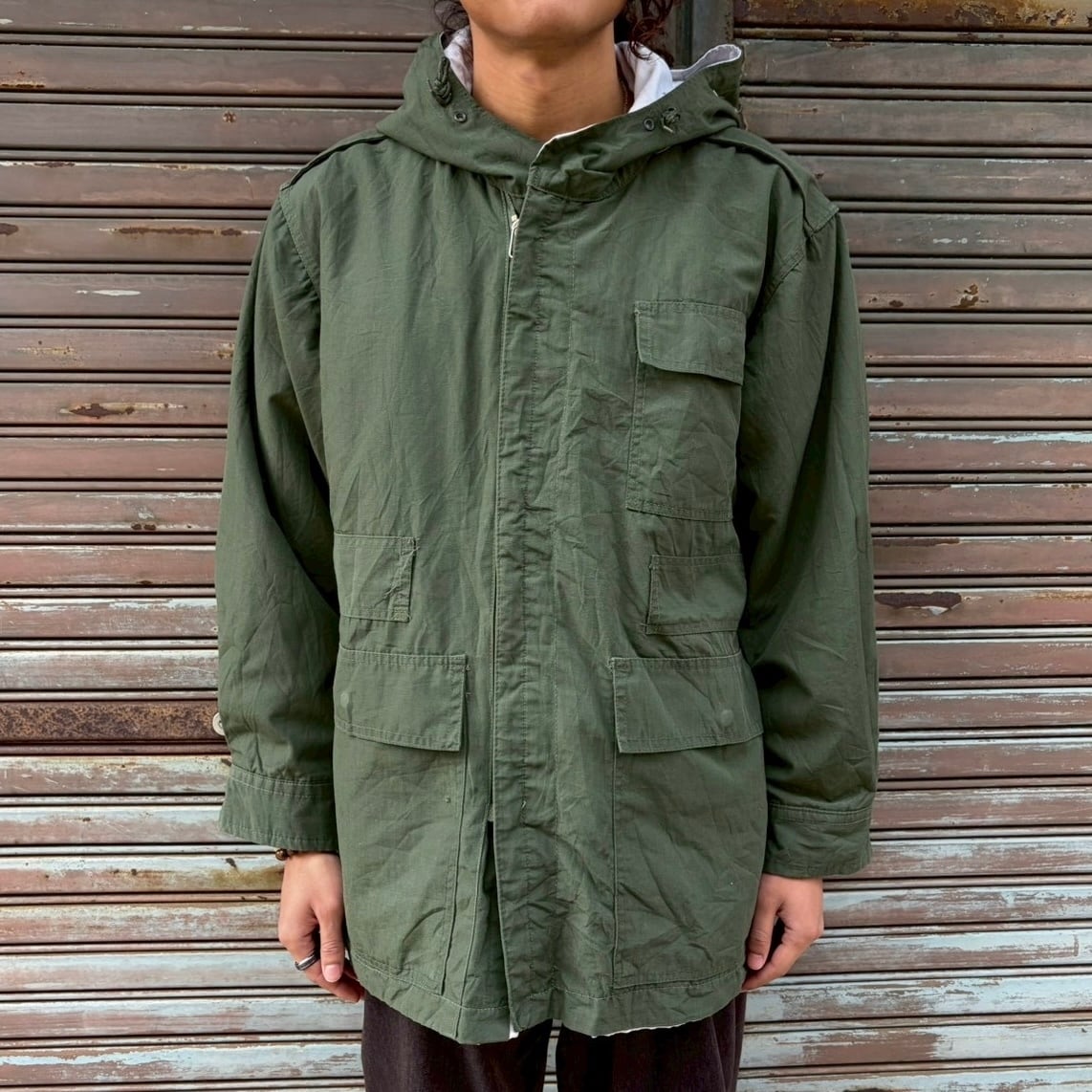 70s 韓国軍 実物 スノーパーカー フィールドパーカー ミリタリー M