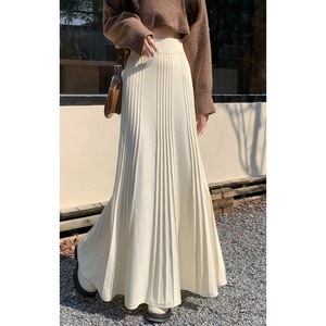 ニット Aライン ロング スカート 10296