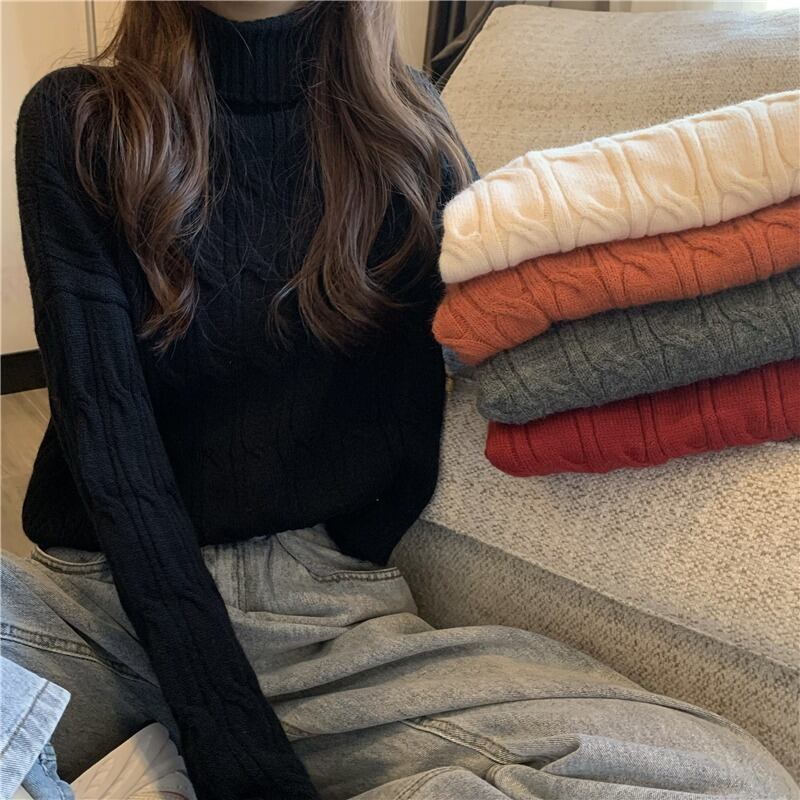 ショートセーター ルーズウィンタートップス 冬物 YY-ファッション52384026247