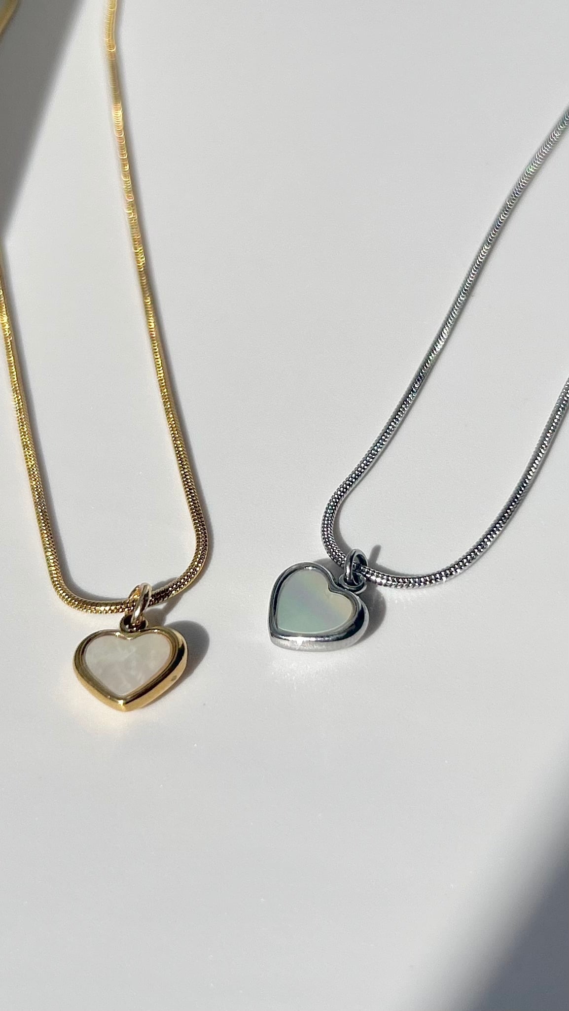 shellheartnecklace