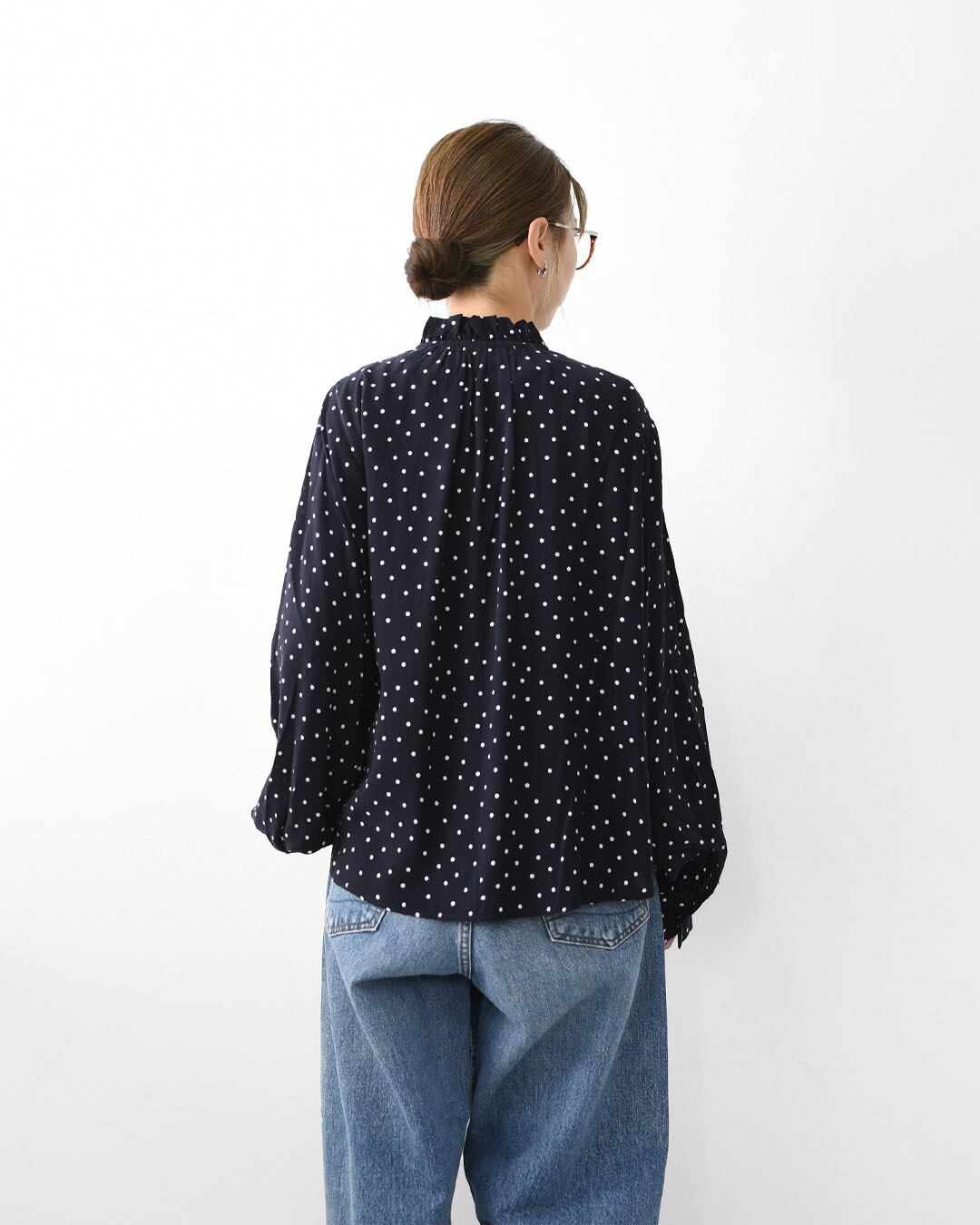 MidiUmi [ミディウミ] IPEKER print dots shirt [4-730006] イペカ