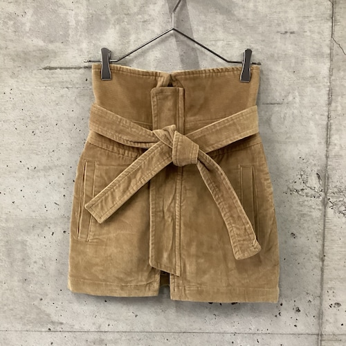 DSQUARED Made in Italy corduroy mini skirt