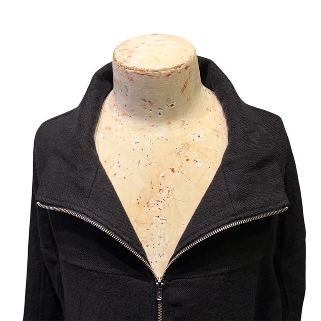 FRANK LEDER “WASHED WOOL ZIP UP SHIRT