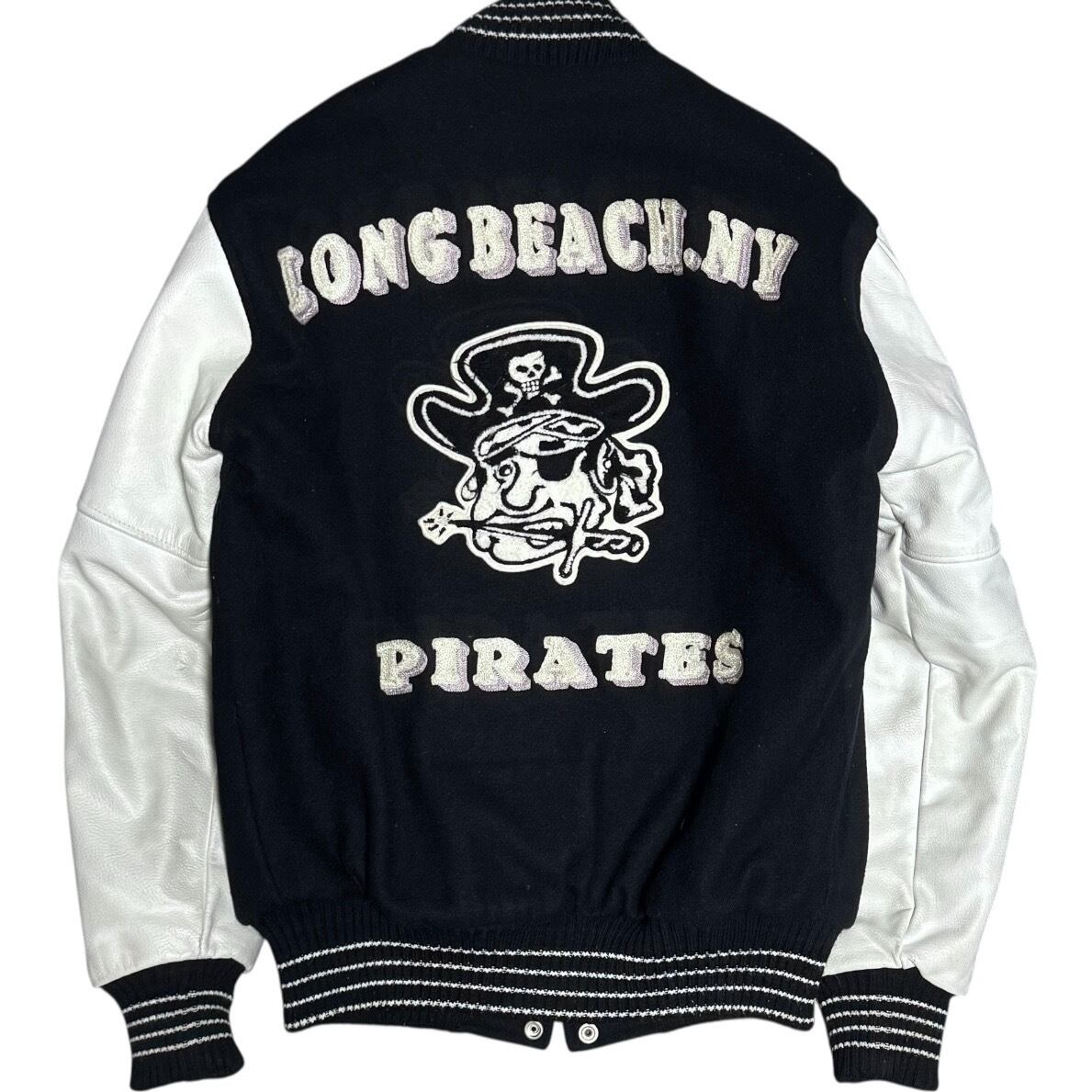 稀少 BAL 初期 150着限定 セミデコ 袖革 フード スタジャン Lサイズ