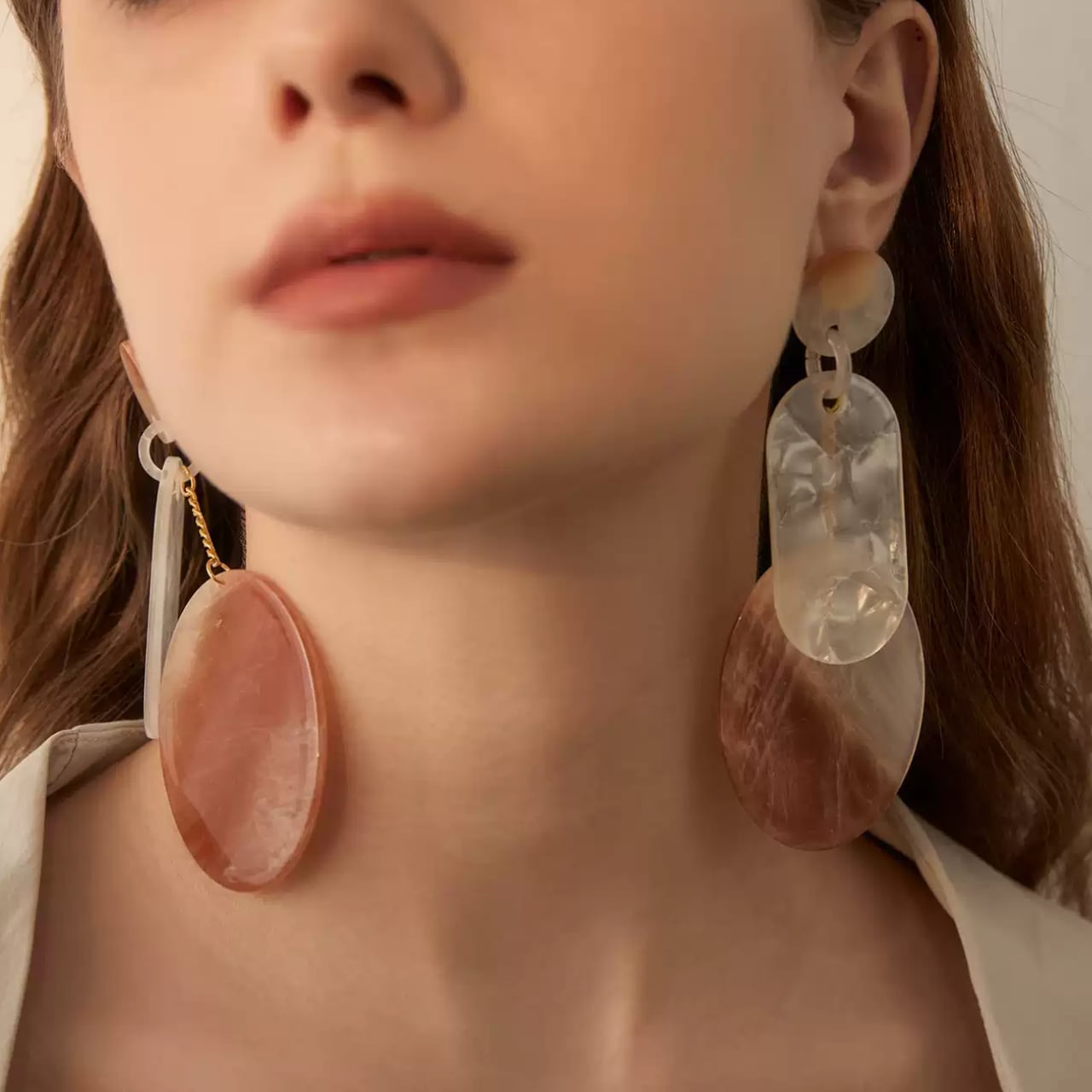 ドロップデザインピアス 01186