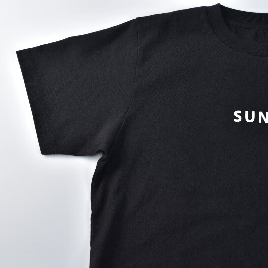 快晴堂 カイセイドウ 海上がりUNI Tシャツ SUNNY 「ある晴れた日の午後に」・まっ黒 毎年、リピーターが多いTシャツです