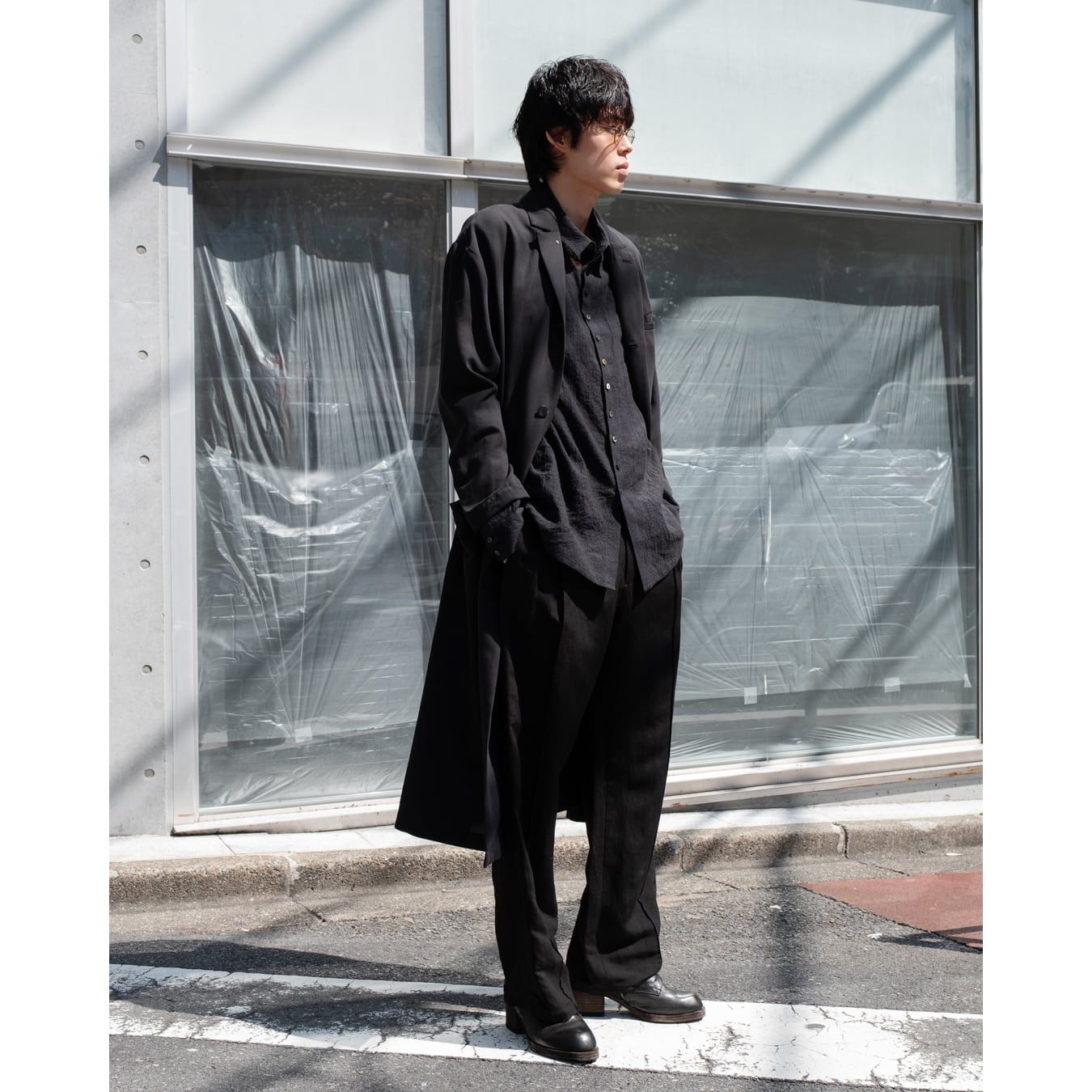 kujaku] (クジャク) P-639 crease stitch pants | Clique Tokyo