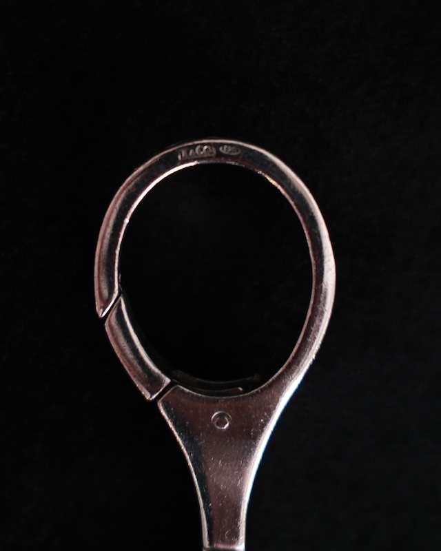 1990s TIFFANY&CO SILVER TENNIS RACKET KEY RING