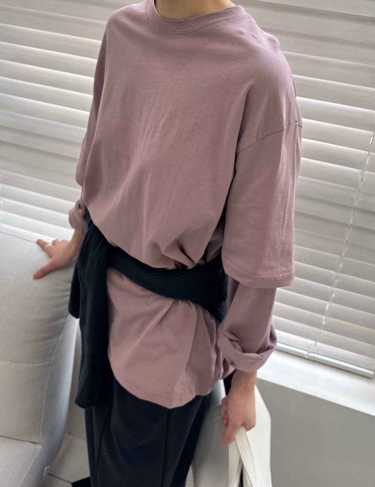 【新作5％OFF・3日間】Simple Layered Tops_4colors