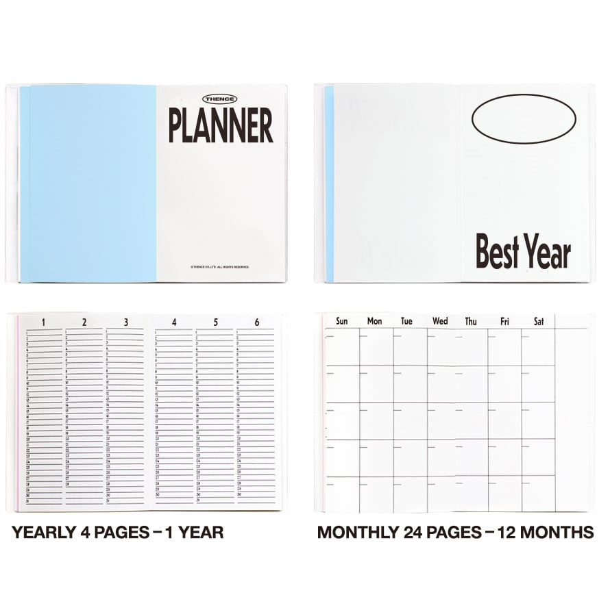 WN」ダイアリー ブック (Blue) | THENCE