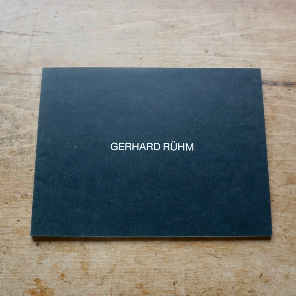 【絶版洋古書・サイン入り】ゲルハルト・リューム Gerhard Rühm  Liederbilder. Bremen, Galerie beim Steinernen Kreuz Brigitte Seinsoth, (1992) [310195024]