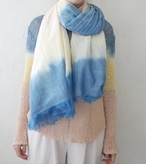 【三段染め×綿シルクスカーフ】SCARF016-12