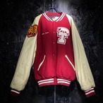 【90s USA】GAME　STADIUM JUMPER　Wool×Leather