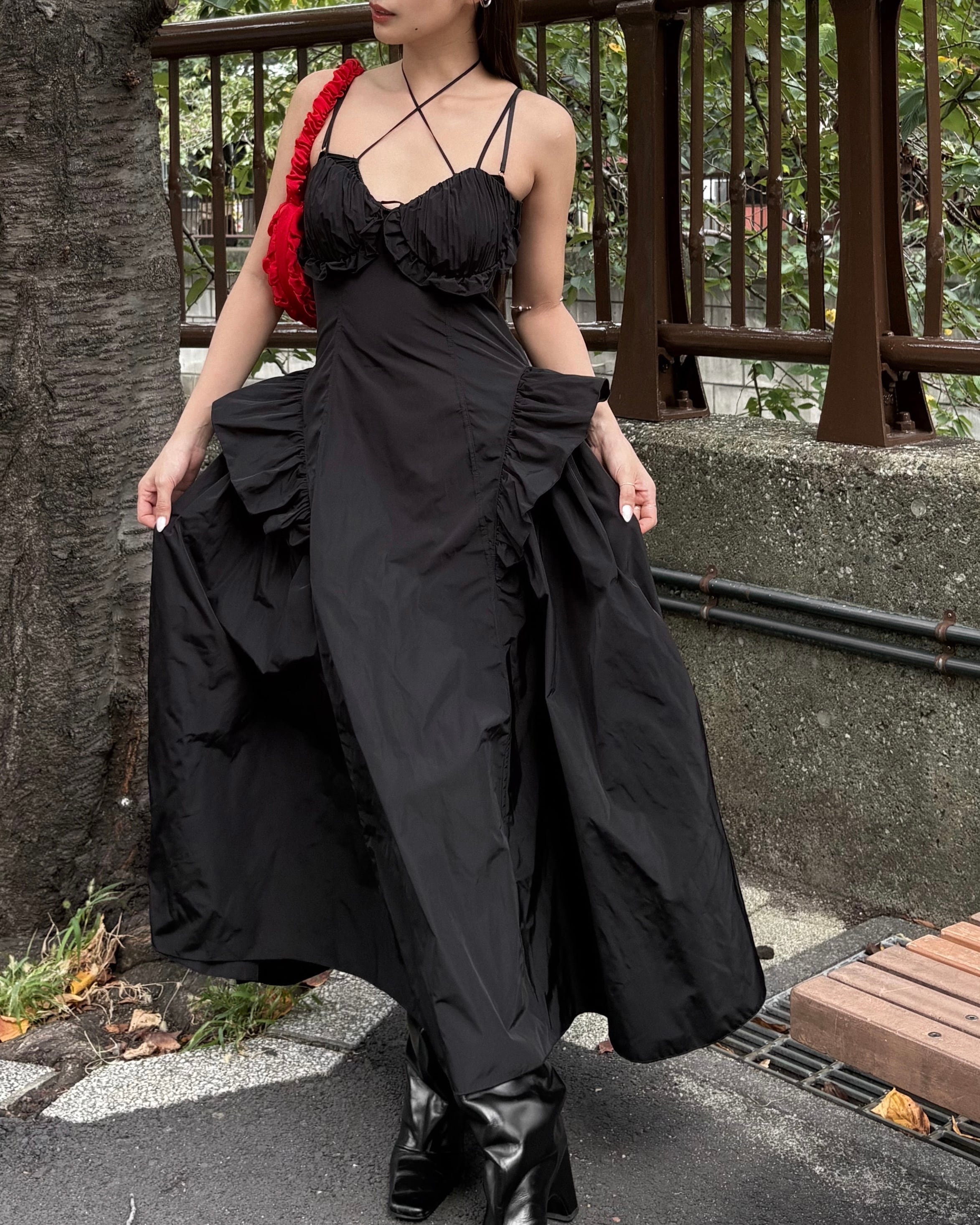 Taffeta slip dress / ESTHE