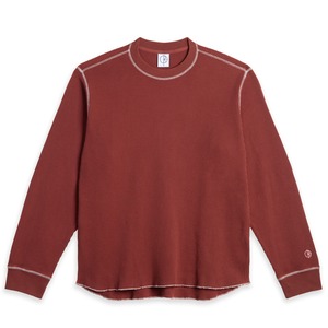 POLAR / DYLAN LS TEE - WINE/WHITE