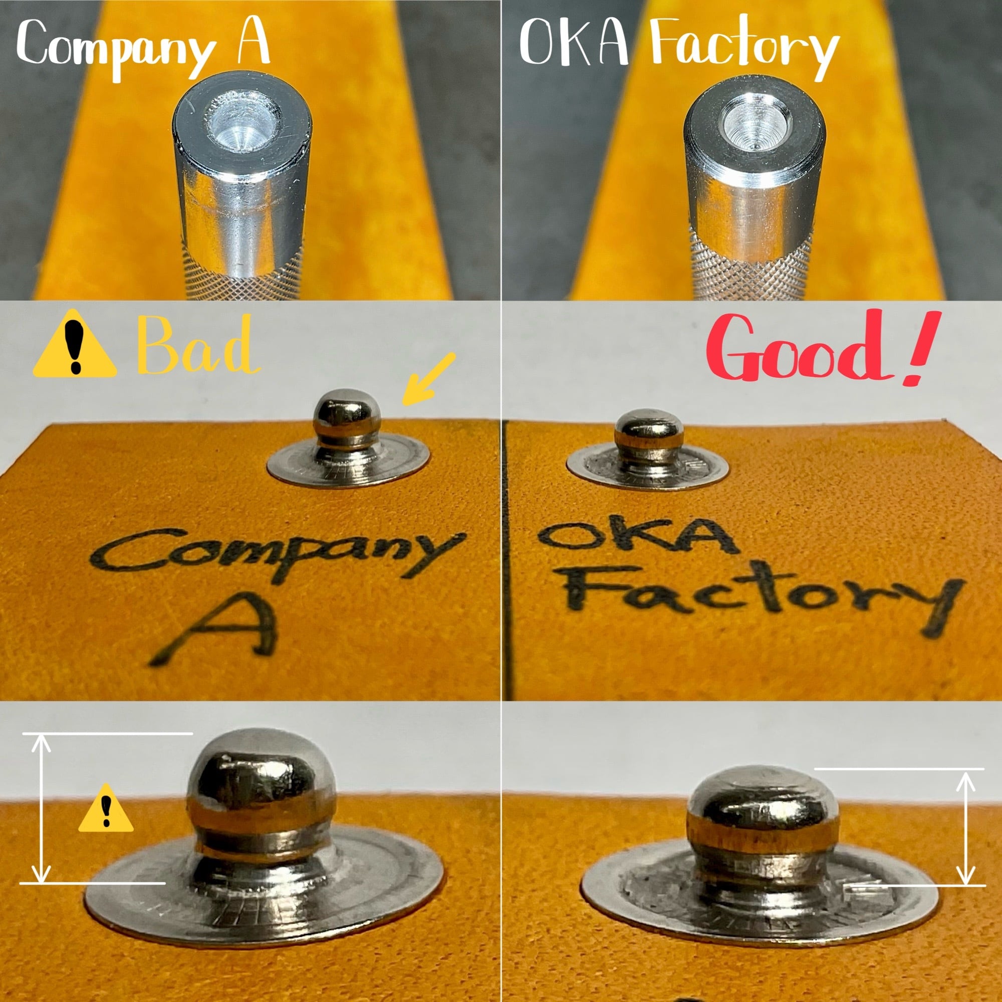 バネホック打 (特大) | okafactory 岡製作所 バネホック打 (特大) | okafactory 岡製作所