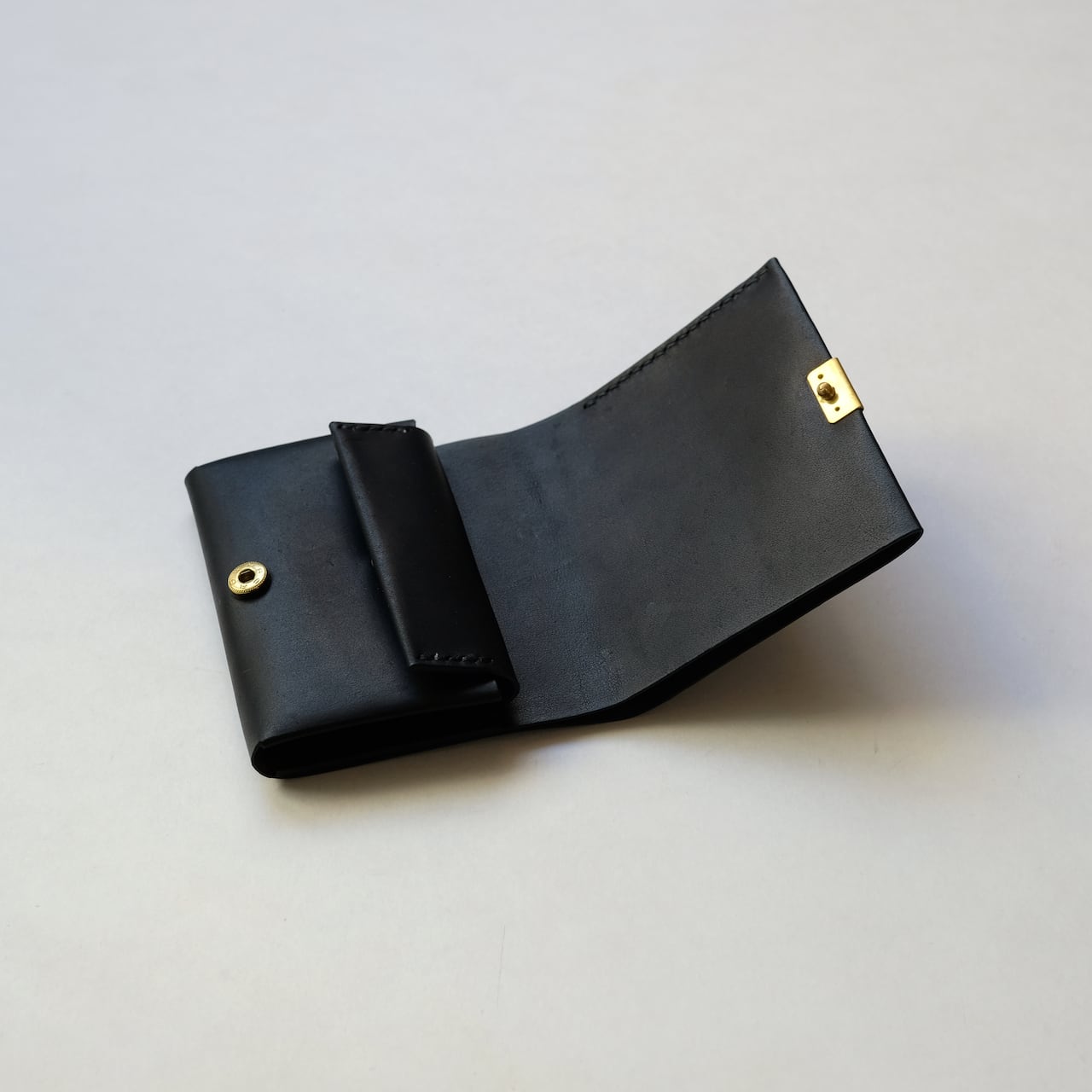 fold wallet / 二つ折り財布 - bk - GUIDI | chamoto