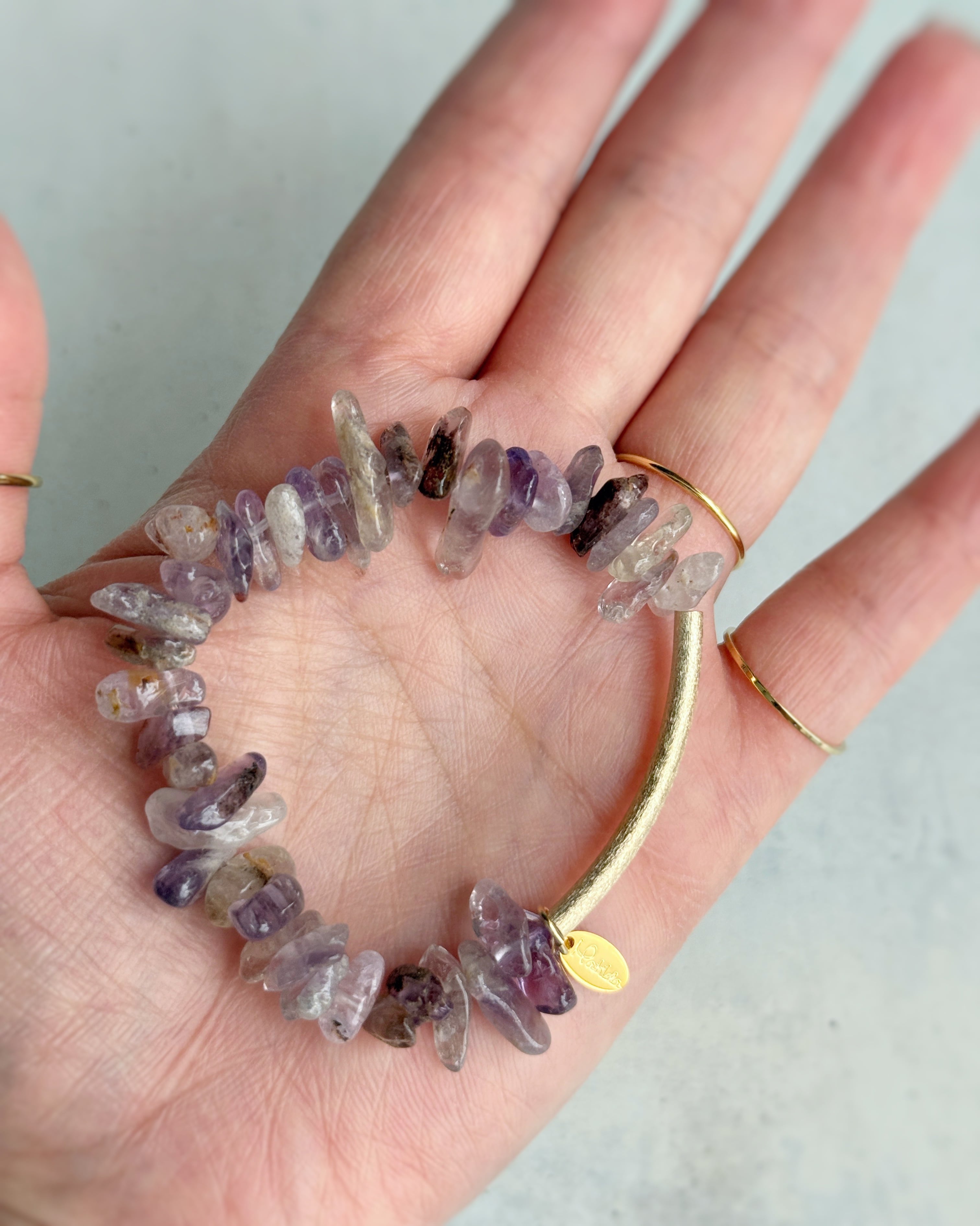 【再販】Tube & stone bracelet(スーパーセブン)