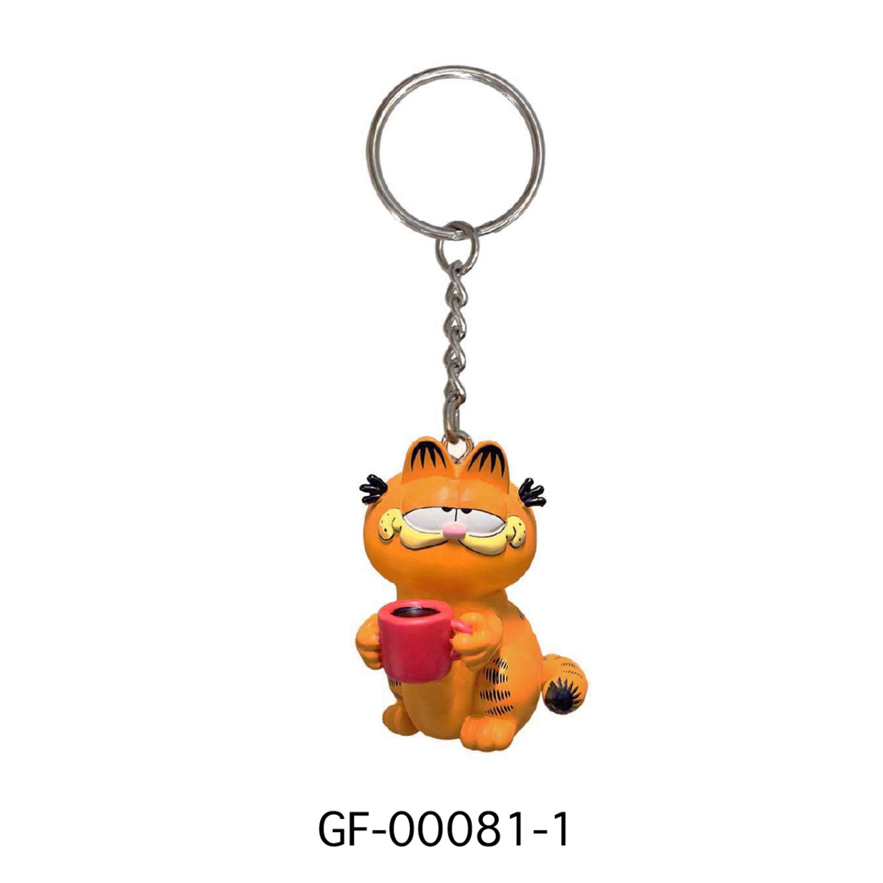 【GARFIELD】 ガーフィールド 3D PVCキーリング