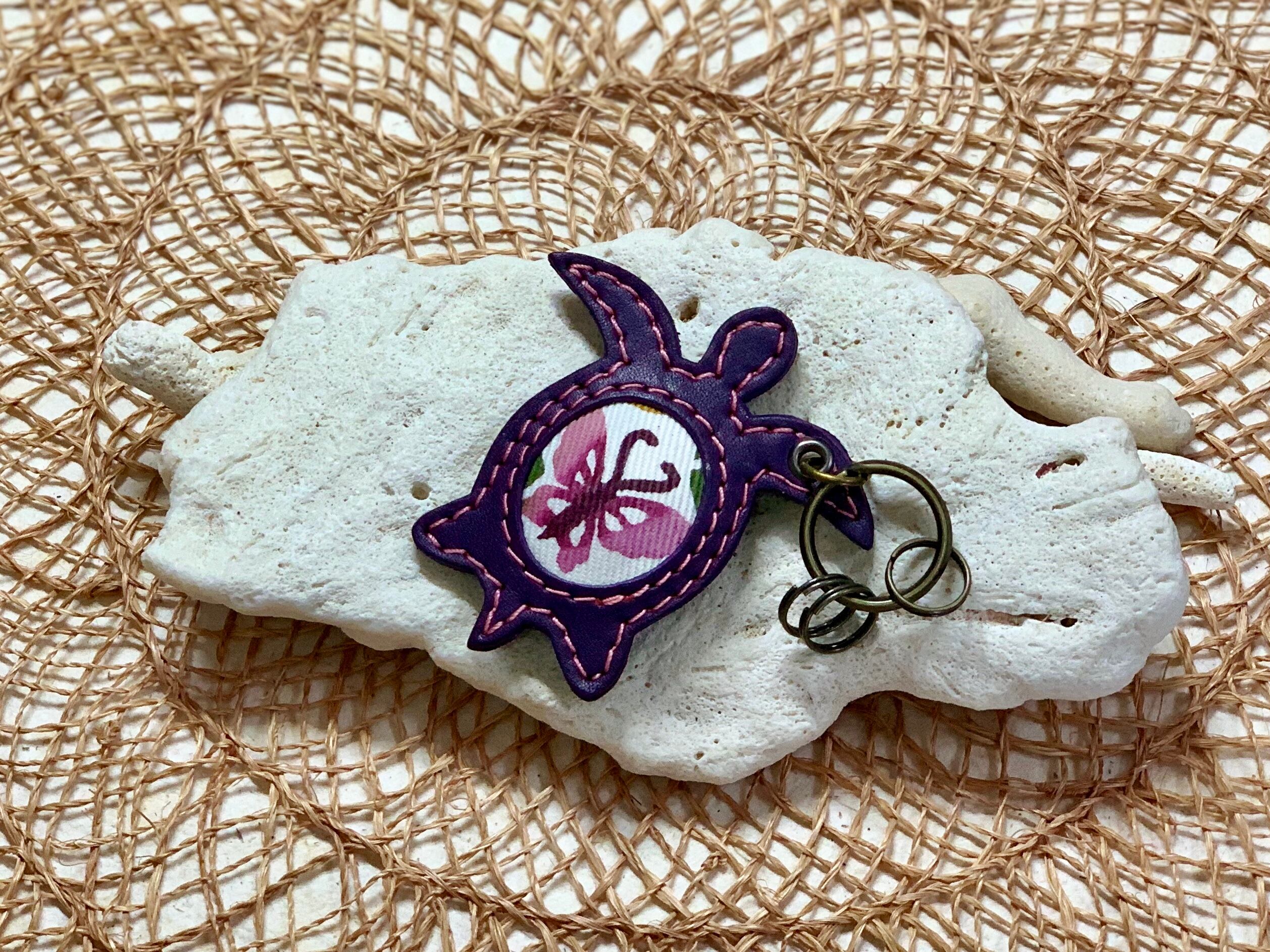 レザーホヌキーホルダー  マース（塩）入り