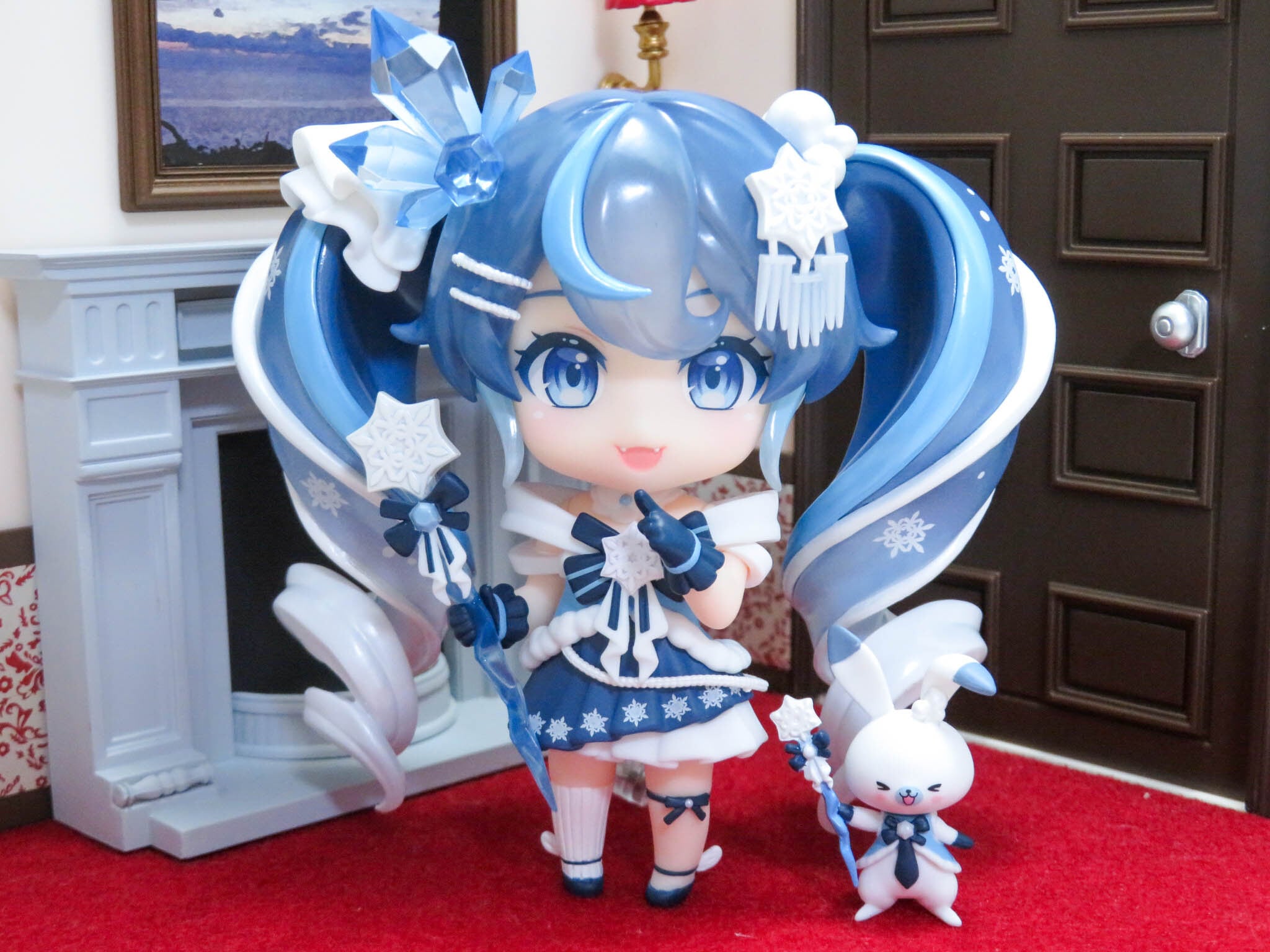 再入荷【2643】 雪ミク Crystal Snow Ver. 顔パーツ 普通 ねんどろいど