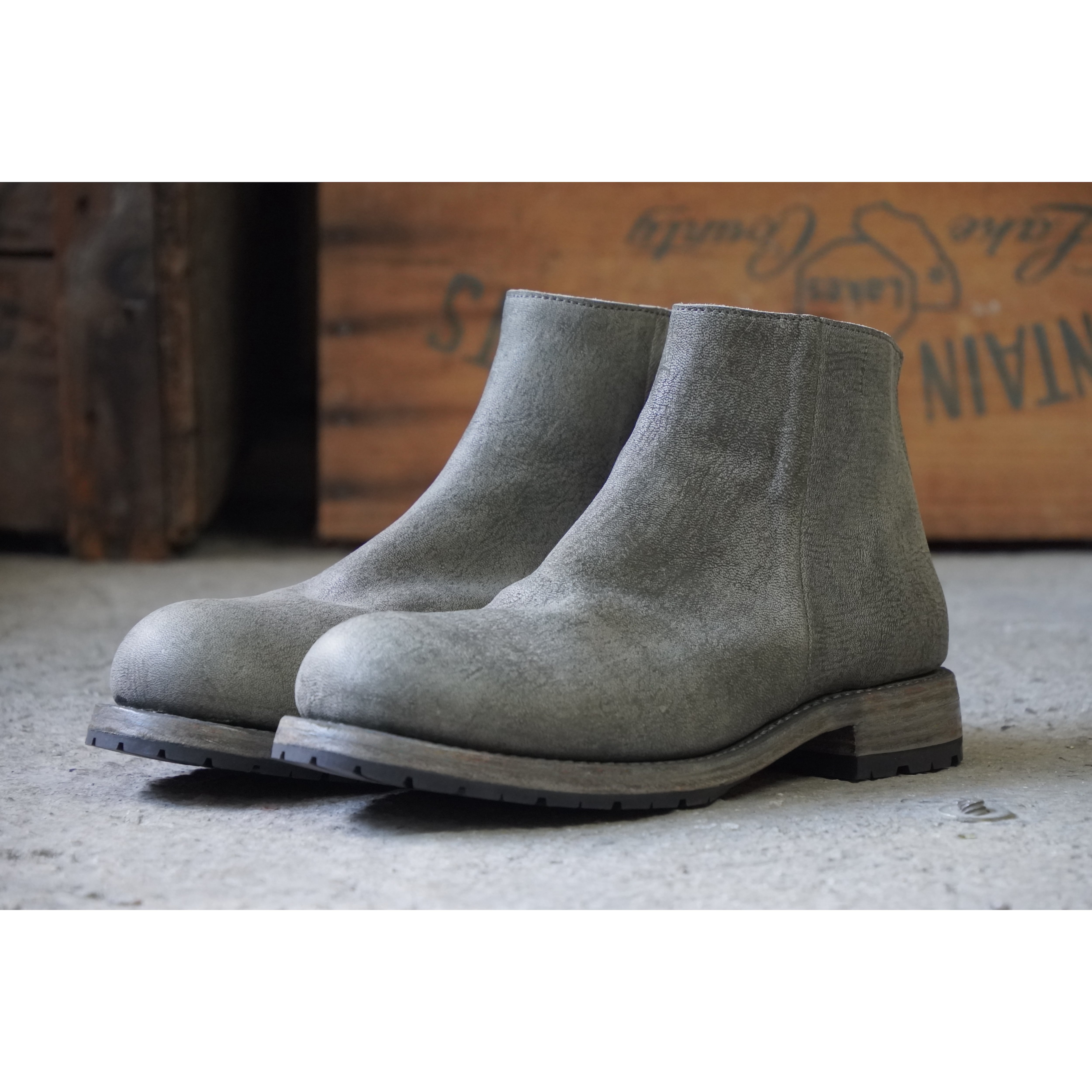 M46-L2BLR+2333_short drape boots_size42